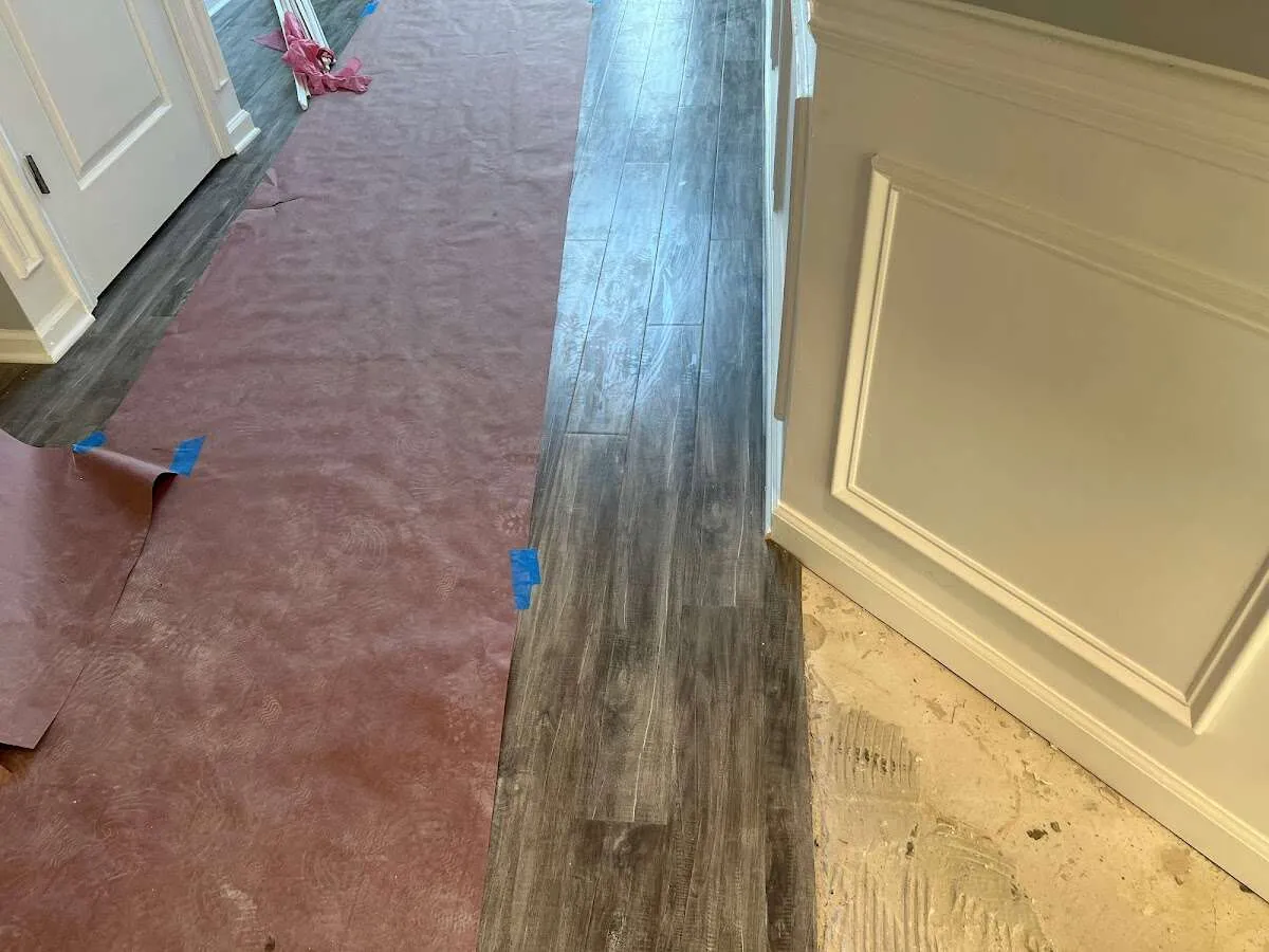 Completed marble shower restoration in Cheval